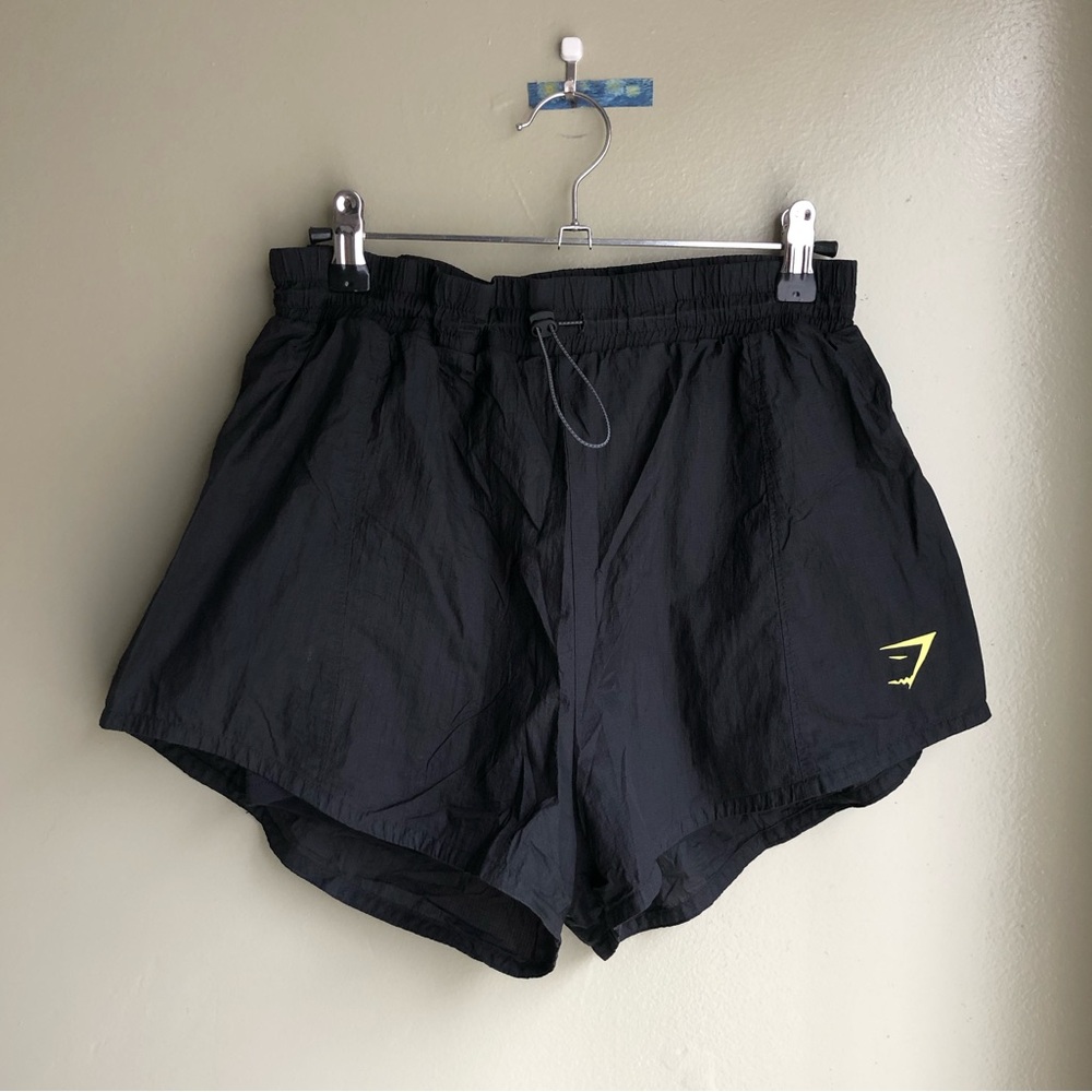 Gymshark Pulse 2 IN 1 Shorts Black Size: S